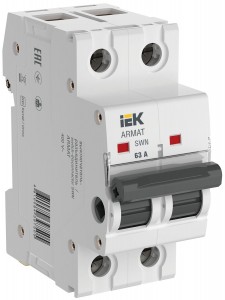 IEK ARMAT выключатель-разъединитель (нагрузки) SWN 2P 63А AR-SWN-2-063