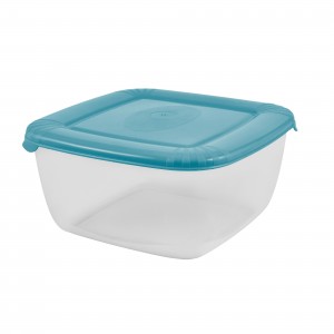 Емкость д/хранения продуктов Polar 0,95л, квадратн, голубой океан PT1675ГО Plast Team