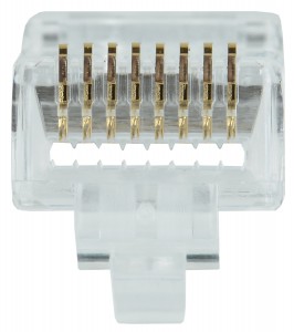 ITK Разъём RJ-45 UTP для кабеля кат.5E FPS (уп.100шт, цена за уп) CS3-1C5EU-FPS