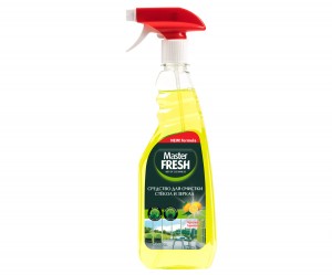 Средство для стёкол c Ароматом лимона 500 мл с триггером Master FRESH