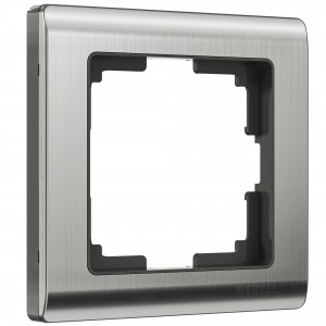 Werkel рамка СУ 1 мест. Metalliс (глянцевый никель) W0011602 a051000
