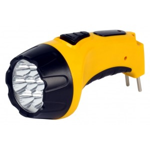 Smartbuy фонарь ручной SBF-86-Y (акк. 4V 0.8 Ah) 7св/д, желтый/пластик, вилка 220V (5 шт.)