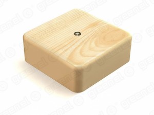 GREENEL Коробка распред. ОУ под кабель-канал 100х100х44мм, IP40, СОСНА (25шт) GE41221-11