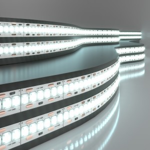 Elektrostandard лента св/д 12V 24W/m 2100lm/m 240led/m 2835 IP20 6500K 6K 5м цена за 1м 10мм a050176