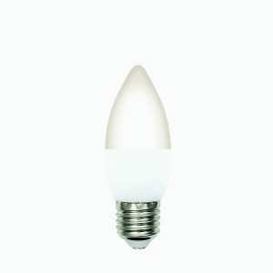 Volpe C37 свеча E27 5W(470lm) 3000K 2K матовая 100x37 LED-C37-5W/3000K/E27/FR/SLS