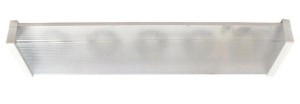 Ecola ДПО 12-2х8-002 св-к матов.прямоуг.белый 5*GX53 638х165х70 Light TR53L5ECA