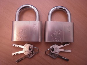 AST 60мм замок навесной, никель 606А