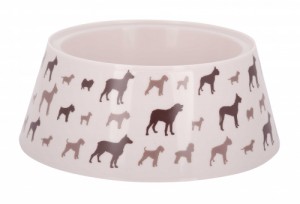 Миска для собак Dogs 0,7л, цвет бежевый, пластик М7880 Zoo Plast