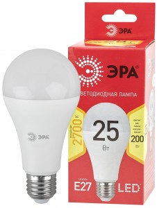 ЭРА ECO ЛОН A65 E27 25W(2000Lm) 2700K 2K 132х63 A65-25W-827-E27 R 8693