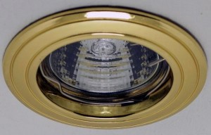 VEKTOR VP146 G/PG/G св-к встр. 50W MR16 GU5.3 алюм.литьё, золото/перлам.золото/золото