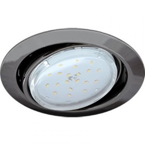 Ecola GX53-FT9073 св-к  поворотный Черный матовый 40x120 FM5390ECB