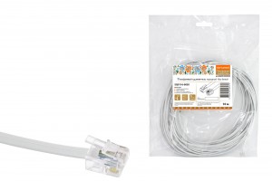 ТDM Телефонный удлинитель Народный 10м белый (5!) SQ0116-0005