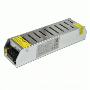 APEYRON/OGM Блок питания для св/д лент (слим-метал) 12V 60W IP20 5A 160x40x30мм PS3-47