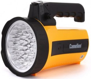 Camelion фонарь-прожектор LED29315 (акк. 6V 4Ah) 35св/д  2W(88lm), желтый+черный/пластик. з/у 220V