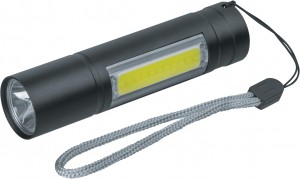 Navigator фонарь св/д брелок  IP44 1LED(1W)+1СOB LED(3W) 3реж алюм. 21х86 NPT-KC06-ACCU алюм. 14662