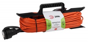ЭРА силовой удлинитель на рамке ПВС 2х1 1 роз. 40 м IP44 UFx-1-2x1.0-40m-IP44 9167