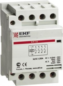 EKF Контактор модульный КМ 20А 3NО+NC (3 мод.)  km-3-20-31