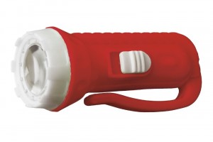 Ultraflash фонарь ручной "эконом" 920-TH (3xG10 в компл.) 1св/д, линза, красн./пластик, пакет
