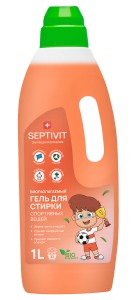 Гель для стирки Спортивные ткани 1л SEPTIVIT 129