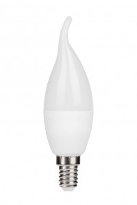 AVL PRE свеча на ветру C37 E14 11W(850lm) 6500K 6K 37x130 матовая LE SVD LED 010502-0030