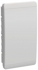 IEK TEKFOR бокс (корпус) пластик. ЩРВ-П-36 мод. встраиваемый, белая дверь IP41
