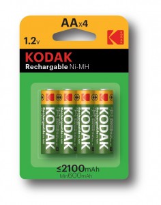 Ак-р Kodak аккумулятор AA/R6 2100mAh Ni-MH BL4 ЗАРЯЖ