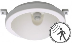 Jazzway св-к св/д IP65 8W(600lm) 4000K 172x150x79 круг белый, с датч/движ. 4K PBH - PC3-RSI .5009417