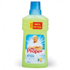 Средство для мытья пола MR. PROPER (Мистер Пропер) 500мл, "Лимон", ш/к 70066
