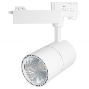 Feron св-к св/д трек. на шинопровод 3-х фаз 40W(3600Lm) 2700К 2K 35° бел 97x215x220 AL103 51005