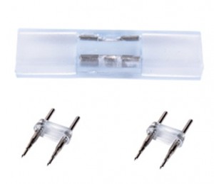 Ecola Коннектор 220V 14x7 2-конт для ленты IP68 SCNN14ESB