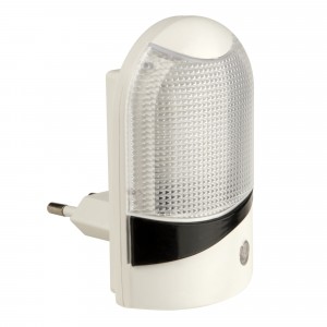 Uniel DTL-310 ночник 0.5W 4LED Селена/White 220V, фотосенсор, пластик, BL