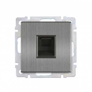 Smartbuy Нептун мех. роз. СУ компьютерная RJ-45 серый никель  (SBE-05gn-S1-RJ)