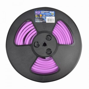 Uniel NEON гибкий неон, бухта15м 24V-10W/m 120LED/m-8mm-IP67 ULS-N11-2835 фиолетовый свет