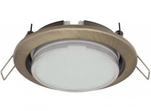 Ecola GX53 H4 св-к Черненая бронза (кратно 2!) 38x106 FN53P2ECB