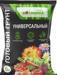 Мечта ботаника Грунт универсальный 5л. Агроснабритейл