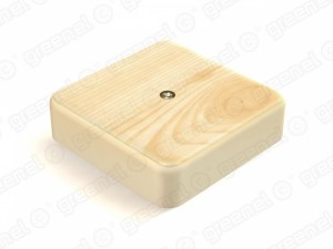 GREENEL Коробка распред. ОУ под кабель-канал 75х75х20мм, IP40, СОСНА (100шт) GE41211-11
