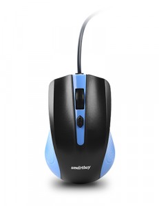 Мышь проводная Smartbuy ONE 352 сине-черная (SBM-352-BK) / 100