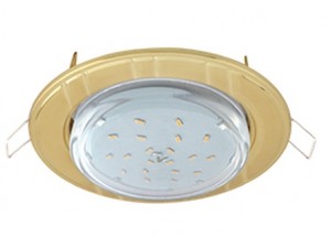 Ecola GX53 H4 св-к "6 полос" Золото 43x115 FG51H4ECB