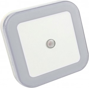 ASD/InHome Ночник сд NLE 03-SW-DS КВАДРАТ белый с датчиком освещения 230V 8781
