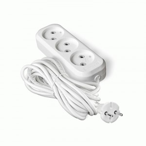 UNIVersal сет. удл. ПВС 2х0.75 3 роз.  5 м 6А У6-639M 639М-05