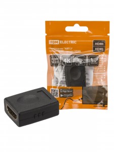 TDM Переходник "АВП 3" гнездо HDMI - гнездо HDMI, позолоченные контакты, SQ4040-0103