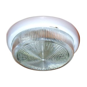Раунд НБО св-к наст. 60W E27 IP44 d200 стекло прозр.,пласт. бел (уп.9шт, цена за шт.)(РФ) 1005500564