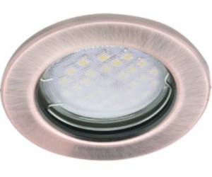 Ecola MR16 GU5.3 DL90 св-к плоский Черненая Медь 30x80 Light FA1611EFY