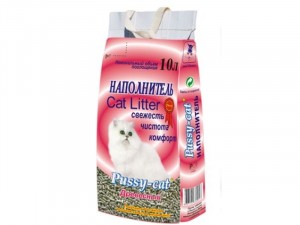 Наполнитель для кош.туалета древесный Pussy-cat (Пусси-кэт) 4,5 л
