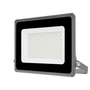 Wolta св/д прожектор 100W(9000lm) 6500К 6K IP65 292x225/190x33 серый WFL-100W/07
