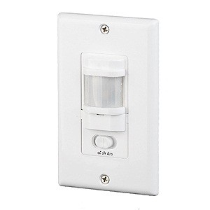 ЭРА MD 09 Датчик движения ИК СУ 100W 9м, фотосенсор 20LUX, кнопка вкл., белый 0841
