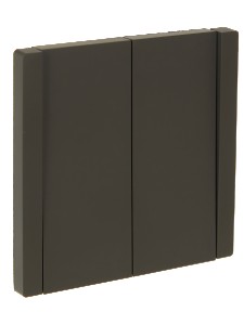 IEK FORTE&PIANO выкл. СУ 2 кл. 10А серый FP305 FP-V20-0-10-1-K03