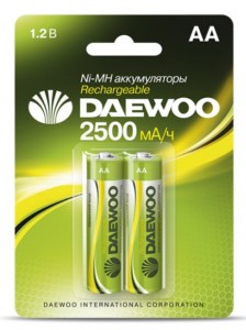 Ак-р Daewoo /R6 2500mAh Ni-MH BL2