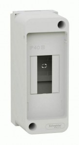 Schneider EASY 9 XS бокс  ЩРН-П-2 модулей 1 ряд навесной БЕЗ дверцы 63А IP40 EZ9EAA102