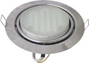 Ecola GX53-FT9073 св-к  поворотный Сатин-хром 40x120 FS5390ECB